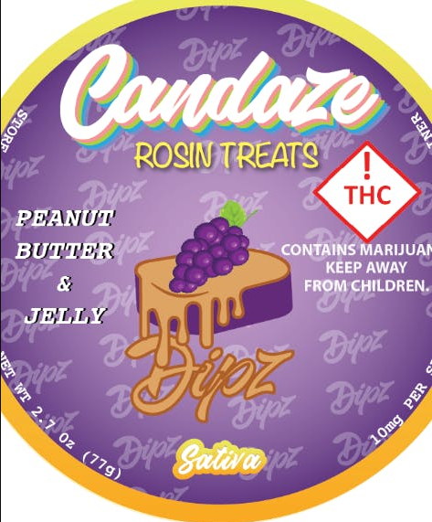 Photograph of product: Candaze Dipz - Grape Orange (H) 100mg