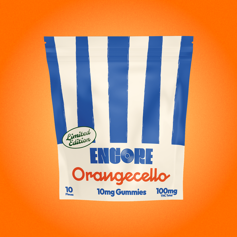 Photograph of product: Encore Orangecello Gummies T95.4mg H 26237