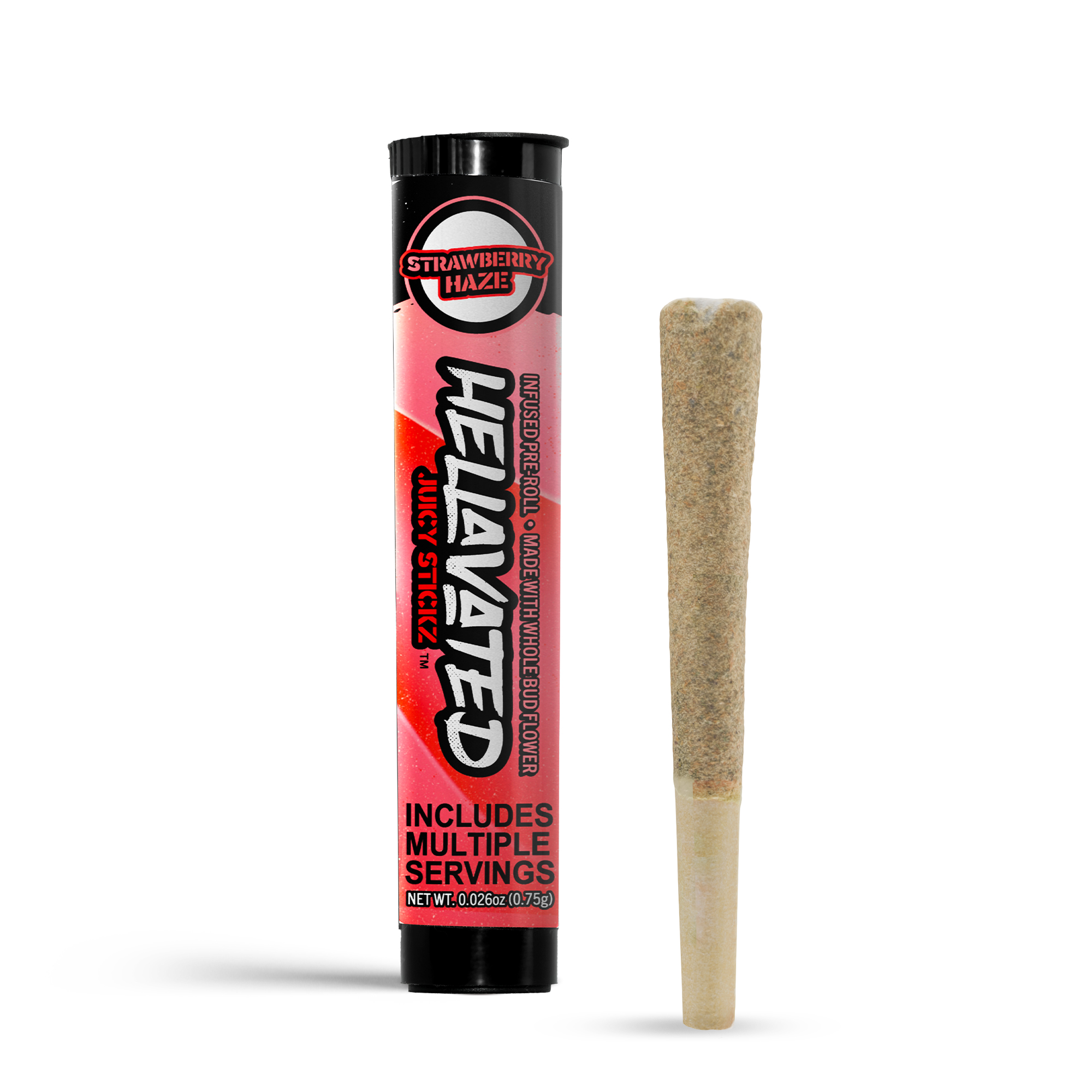 Photograph of product: Strawberry Haze | Infused Pre-Roll | 0.75g