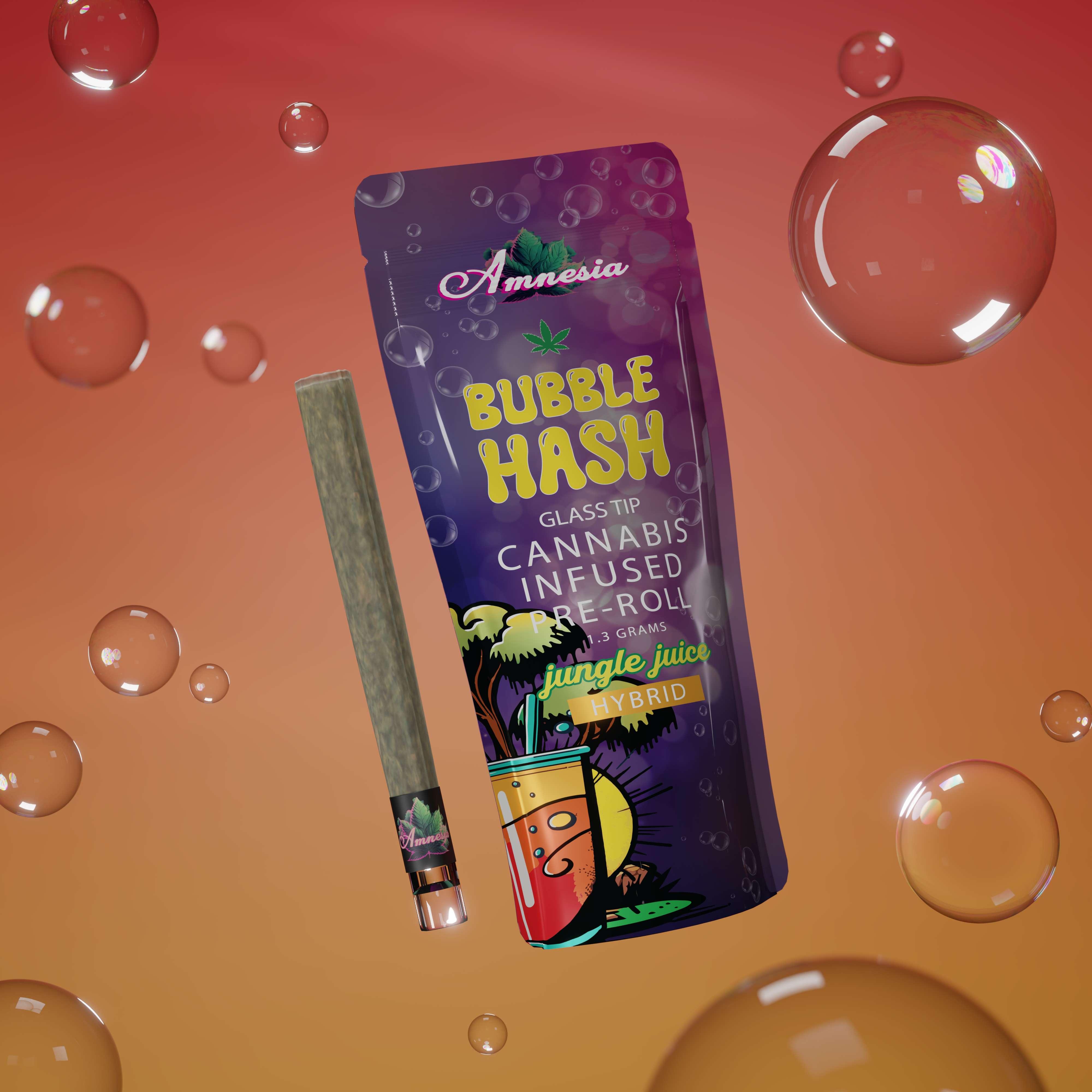 Photograph of product: Amnesia - 1.3g Bubble au chocolat Infused Preroll - Jungle Juice