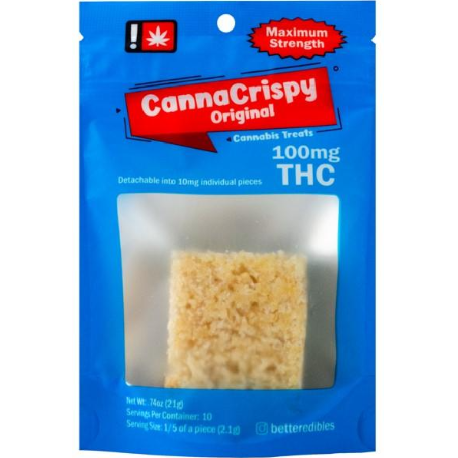 Photograph of product: CannaCrispy - Original - Oui'd 100mg