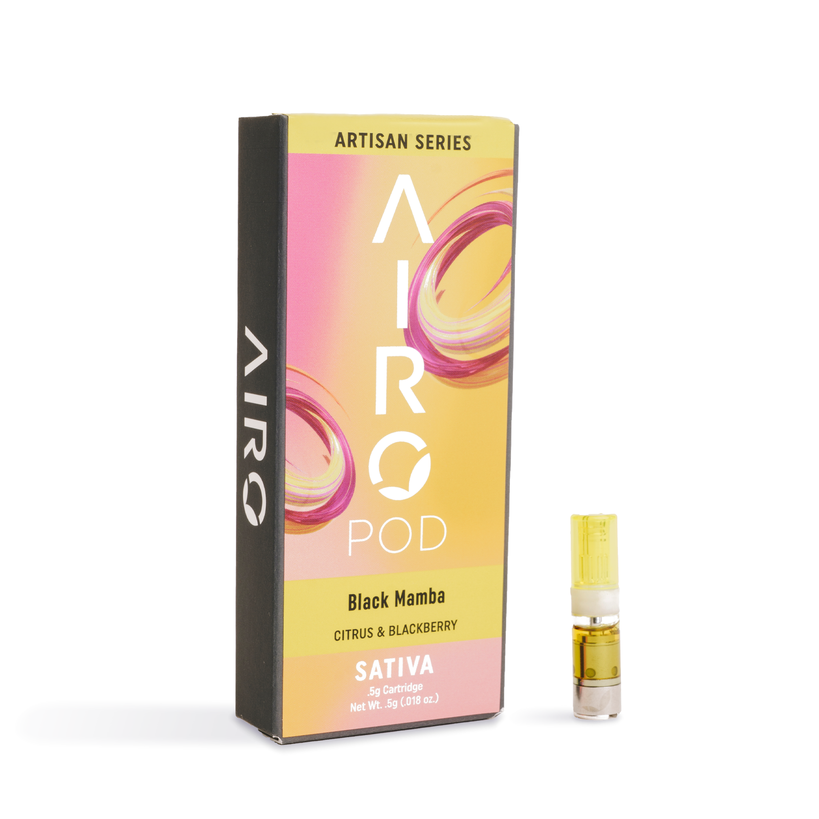 Photograph of product: Airo: Black Mamba | Oui'd | Distillate Pod