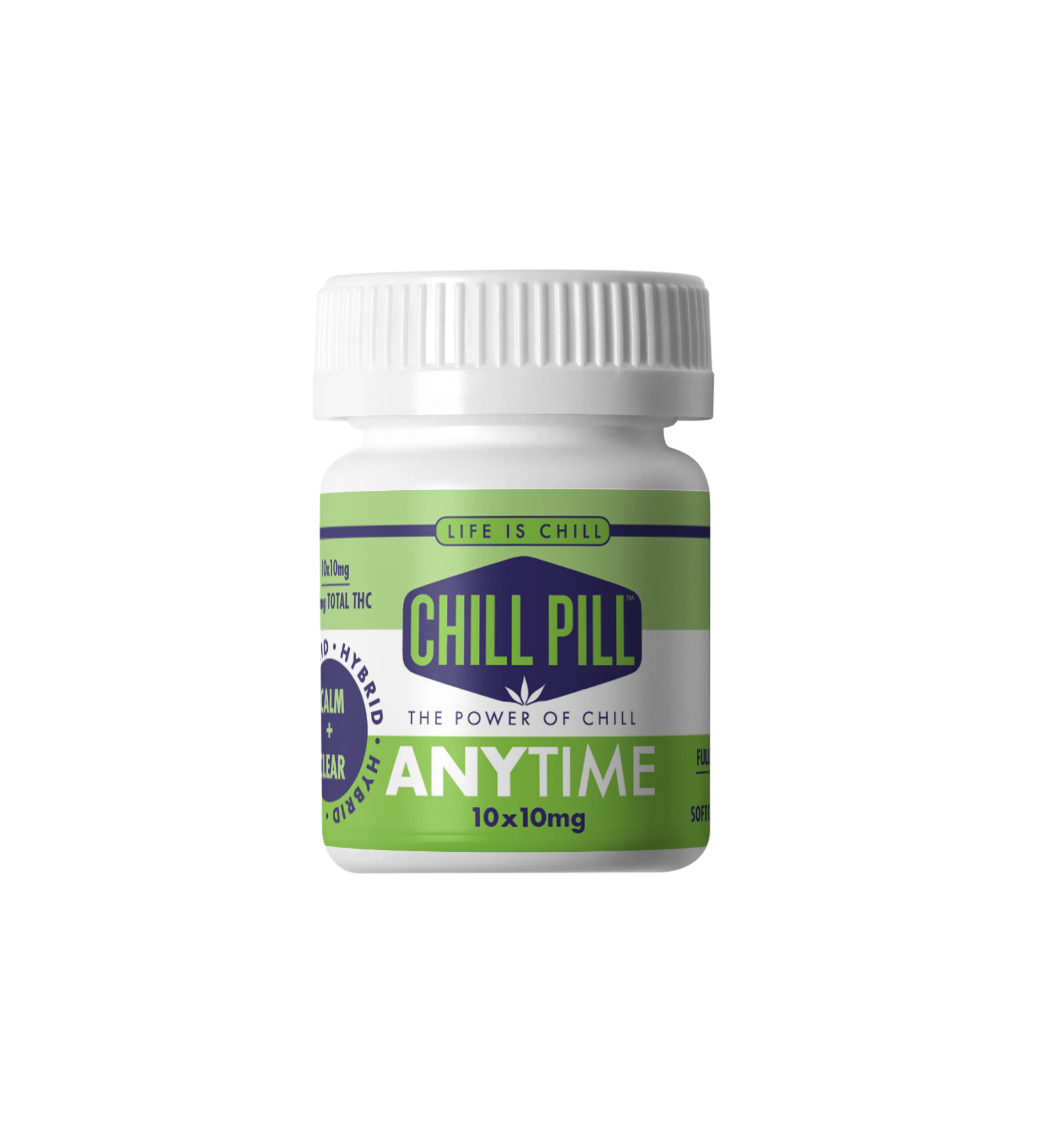 Photograph of Product: Chill Pill Anytime Caps 100mg (10x10mg)