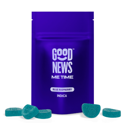 Photograph of product: ME TIME Blue Raspberry (I) - Gummies (100mg)