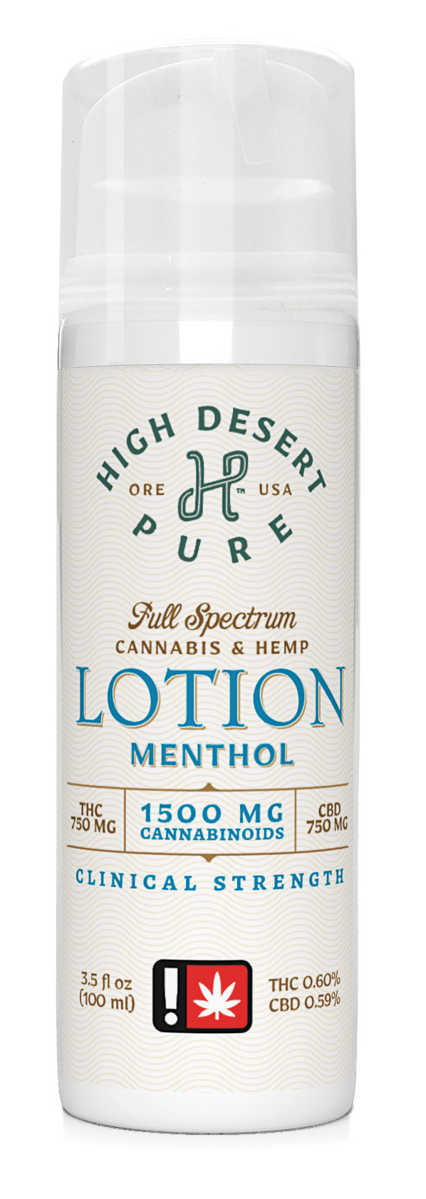 Photograph of product: Clinical Strength Lotion | Menthol