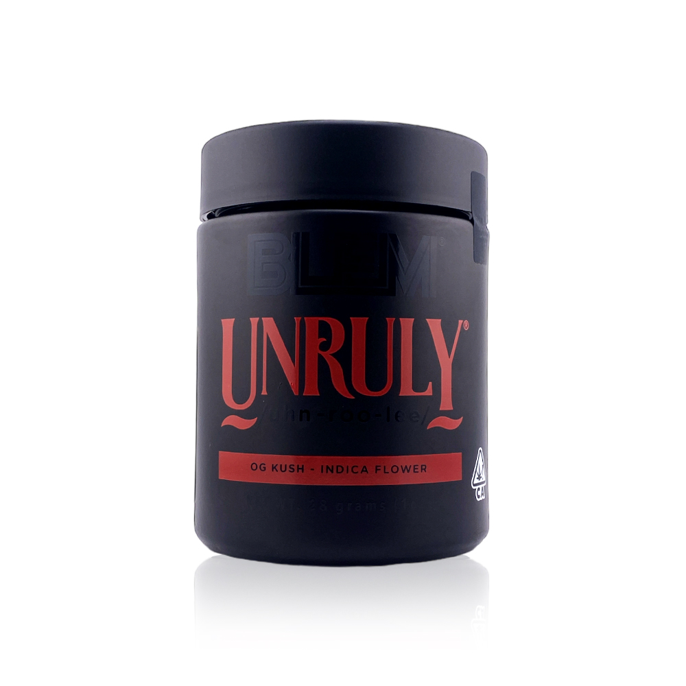 Photograph of product: BLEM - Flower - Unruly OG - 28G