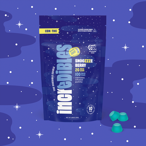 Photograph of product: 5:1 Snoozzzeberry + CBN | Gummies | 10 pack | 20mg CBN/100mg TH-oui
