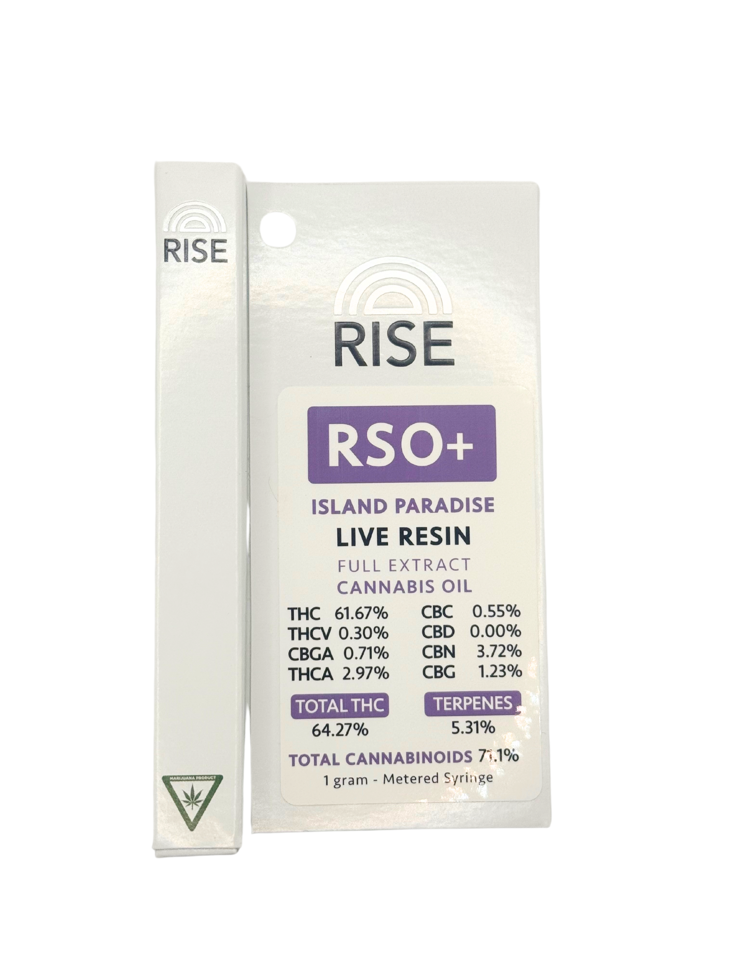 Photograph of product: RISE | 1g RSO | RSO + Island Paradise