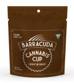 Photograph of product: Barracuda Single Cup - Milk Chocolate Peanut Butter - 25mg TH-oui