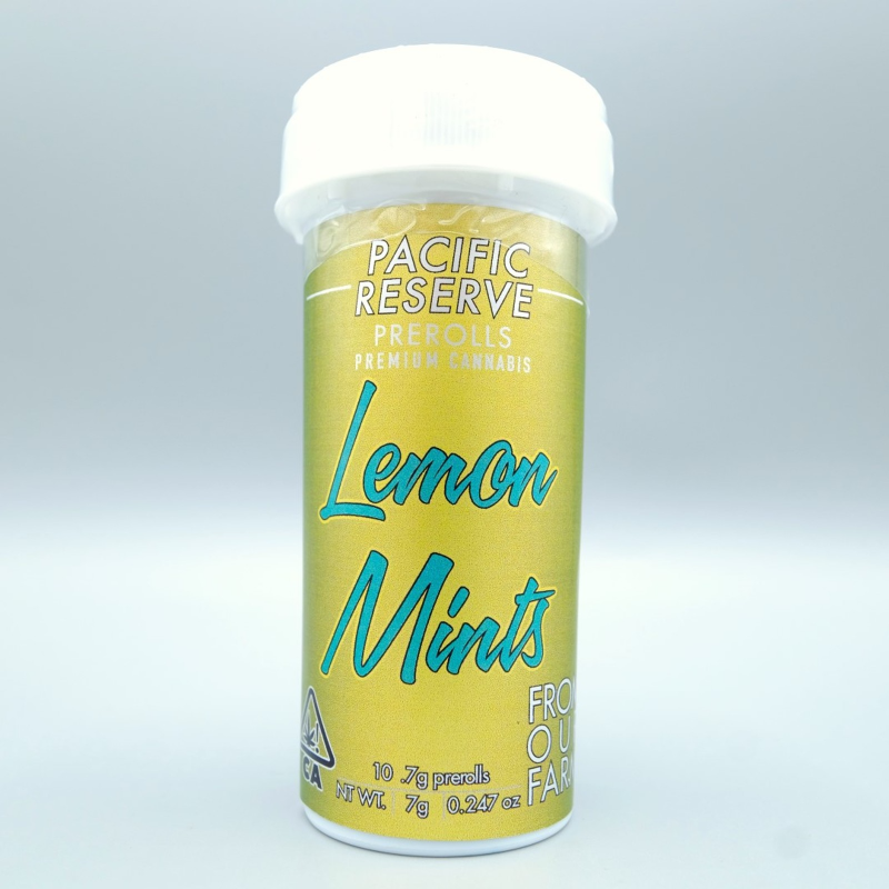 Photograph of product: Lemon Mints 7g 10pk Pre-rolls - Pacific Reserve