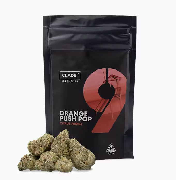 Photograph of product: [REC] Clade9 Lowtops | Orange Push Pop | 7g Flower