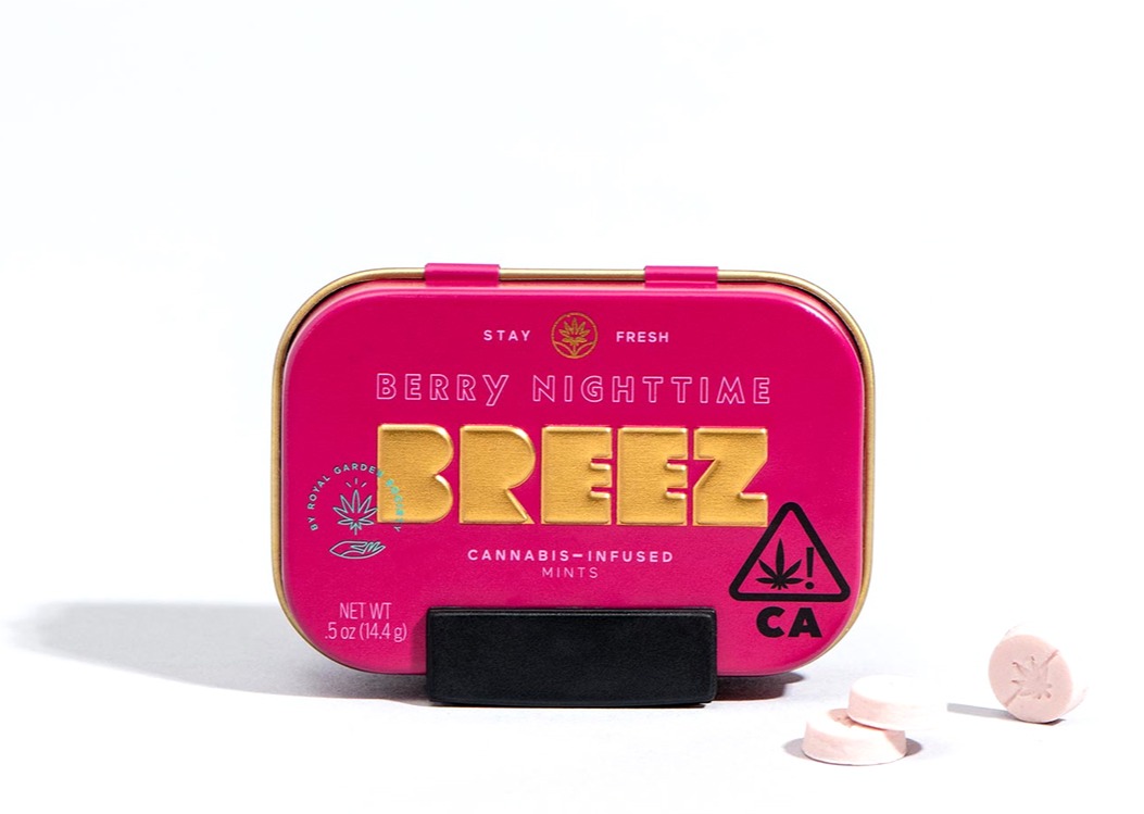 Photograph of product: Berry Nighttime 2:1 CBD Mints