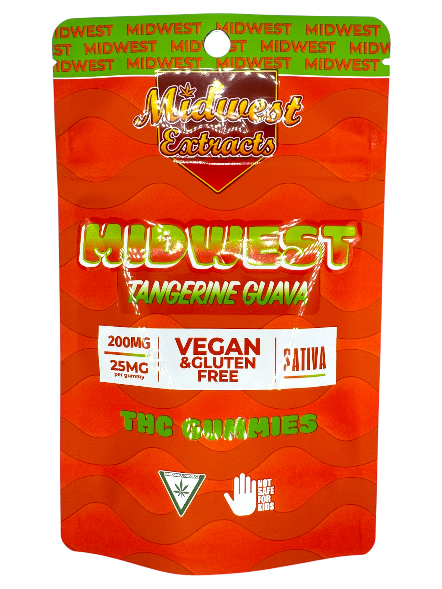 Photograph of product: 200mg Tangerine Guava Vegan Gummies