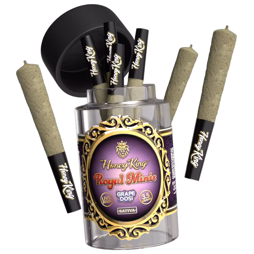 Photograph of product: Grape Dosi 7pk Infused Prerolls