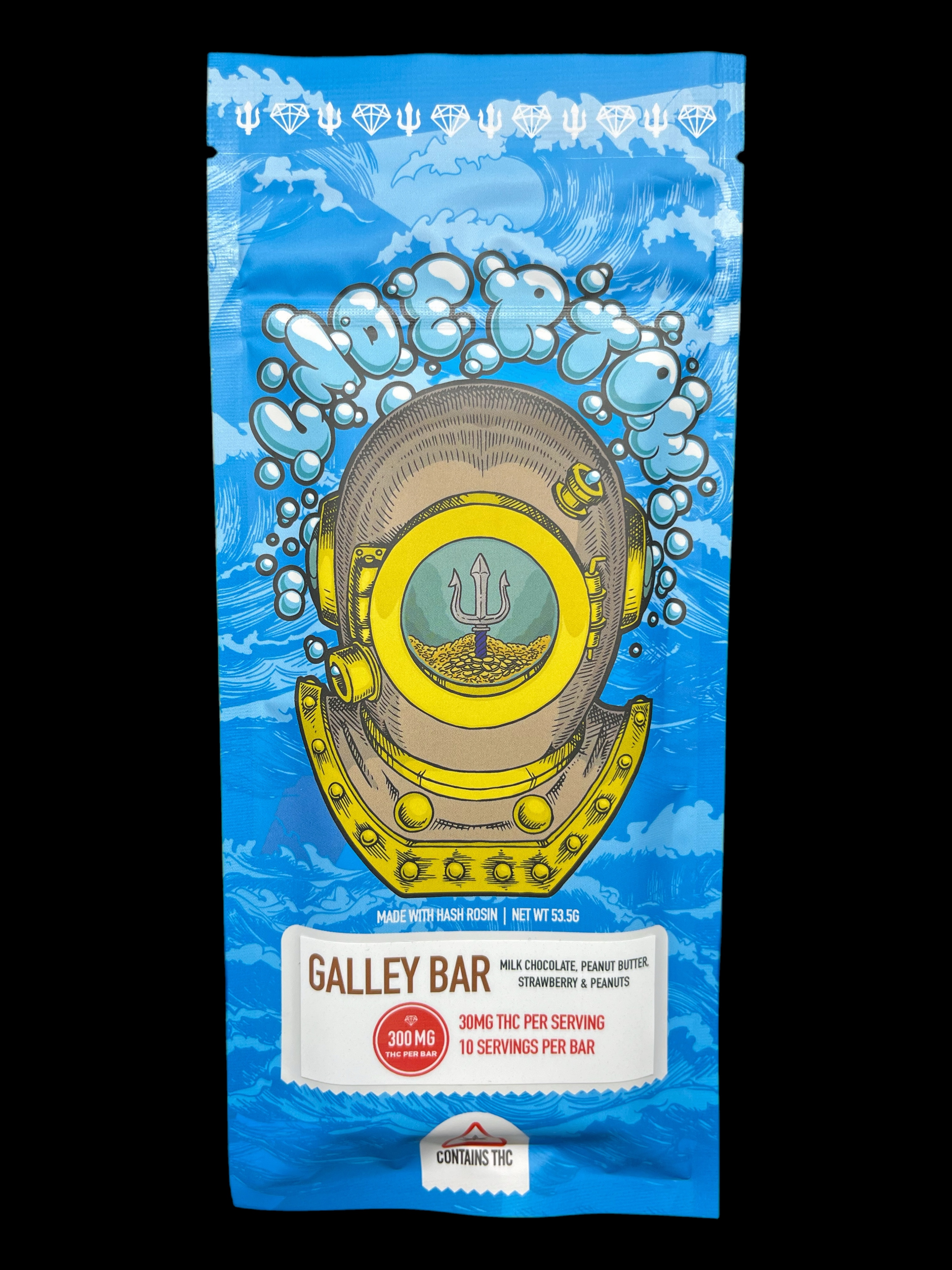 Photograph of product: Undertow Oui'd: 300mg The Galley Chocolate Bar