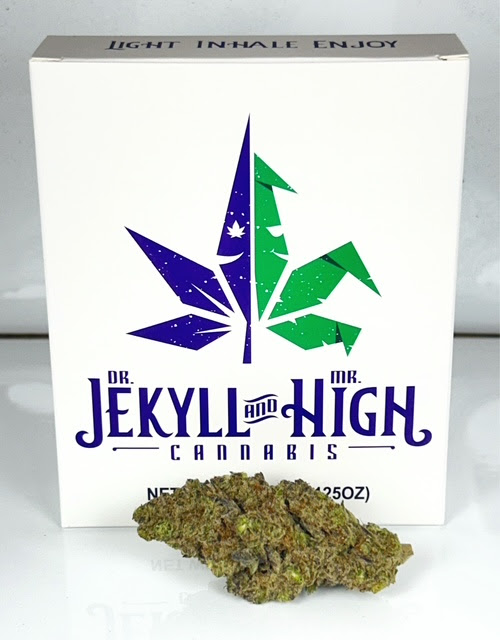 Photograph of product: Dr. Jekyll & Mr. High | Kush Mintz | Flower - 3.5g