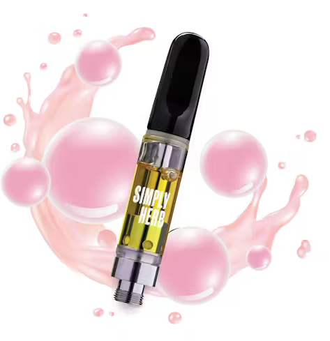 Photograph of product: Simply Herb - Bubble Trouble 1g Vape Cart