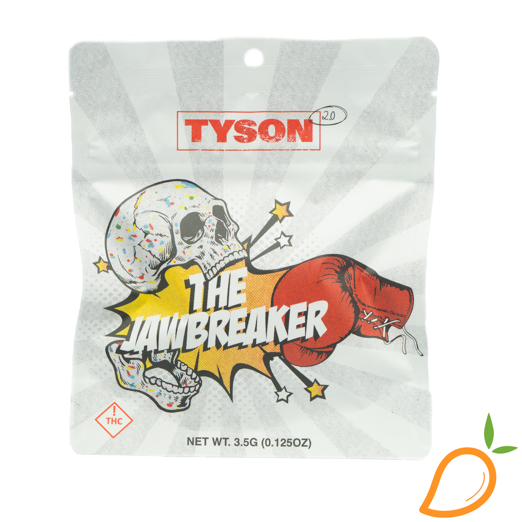 Photograph of product: 3.5g The Jawbreaker Prepackaged Flower Tyson 2.0