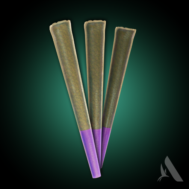 Photograph of product: Grinz Pre-Rolls 3x.7g (H) 00343