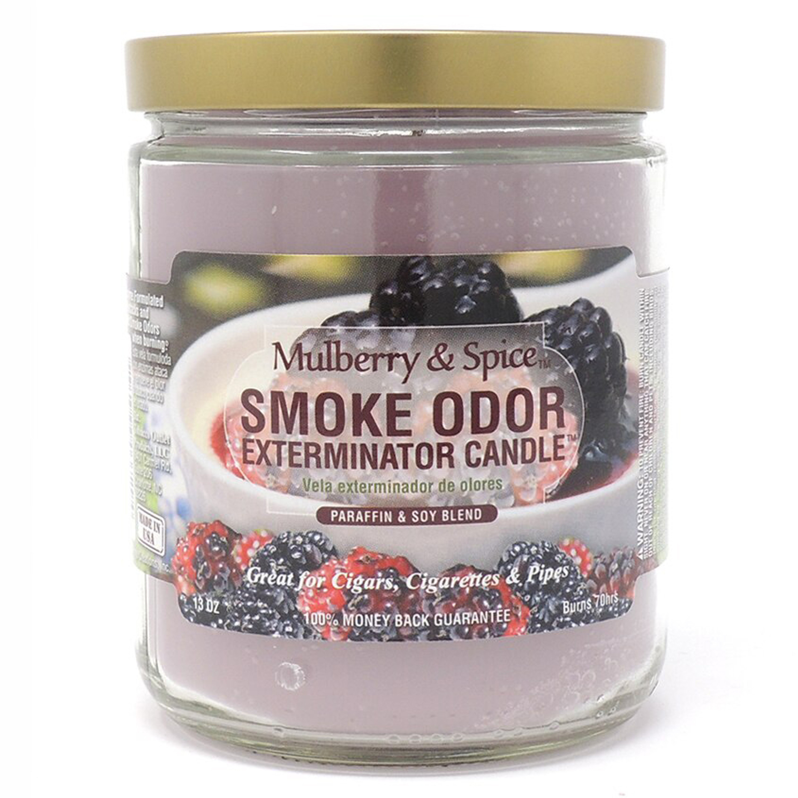 Photograph of Product: Accessories | Smoke Odor Exterminator Candle | Rasta Love