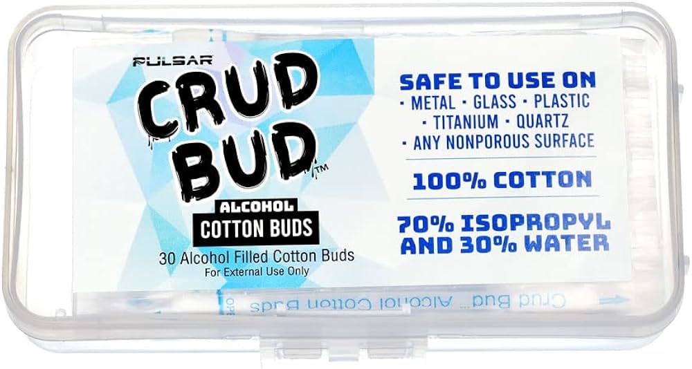 Photograph of product: Crud Bud Alcohol cotton swabs 30 pack