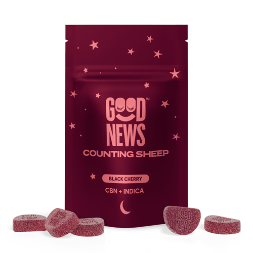 Photograph of product: Ratioed Black Cherry Gummies 100mg (10-Pack | 10mg Each)