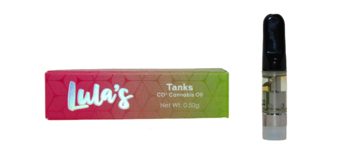 Photograph of product: Lula's Fuzzy Peach (H) Cartridge 0.5g