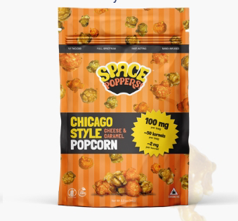 Photograph of product: Chicago Style 1:1 | 100mg | Popcorn | Space Poppers