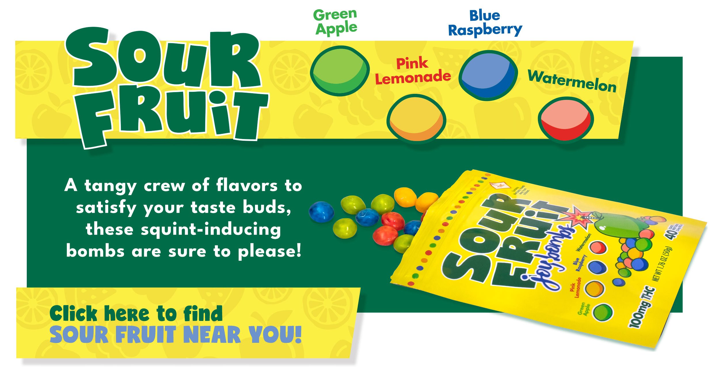 Photograph of product: JoyBombs: Sour 100mg