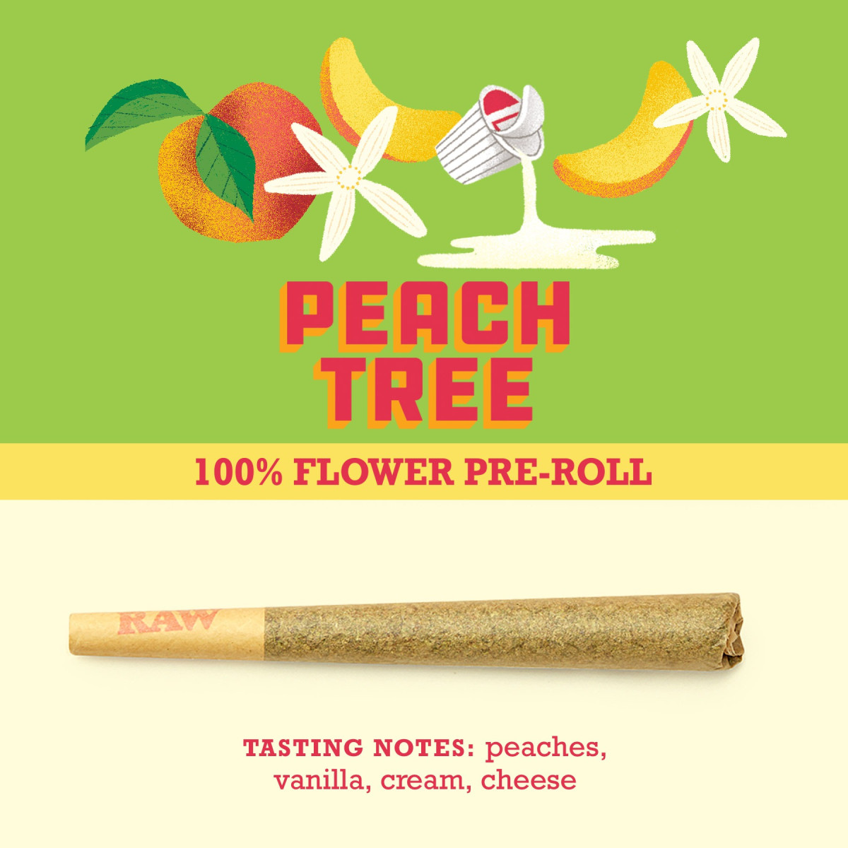 Photograph of product: Peach Tree |  Pre-Roll | 1g