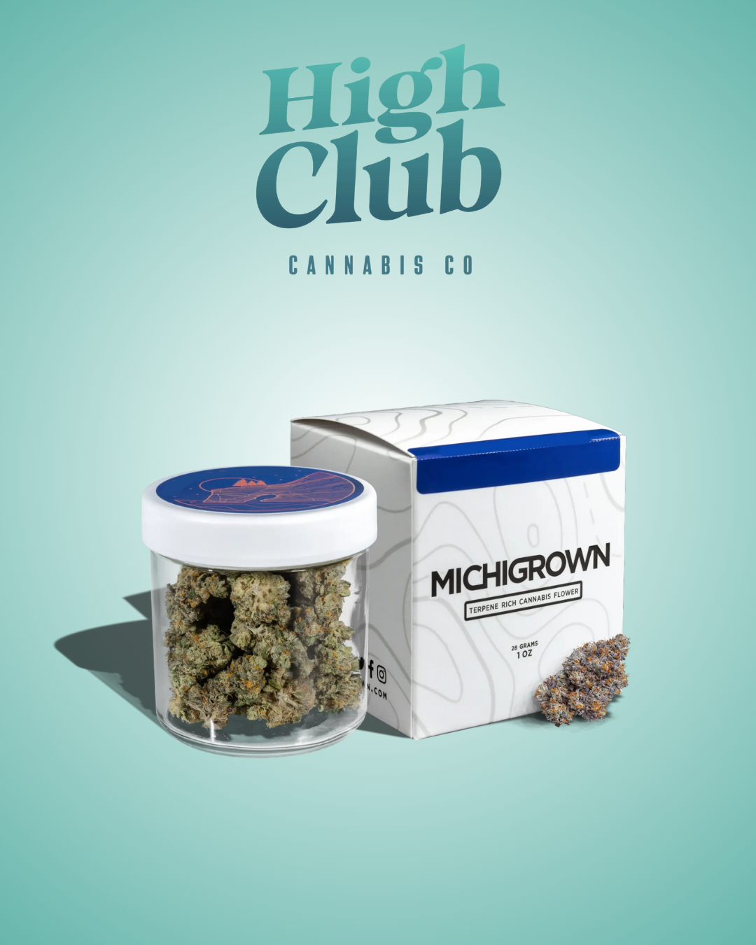 Photograph of product: Michigrown | Apricot Jelly Prepacked Flower - 3.5g