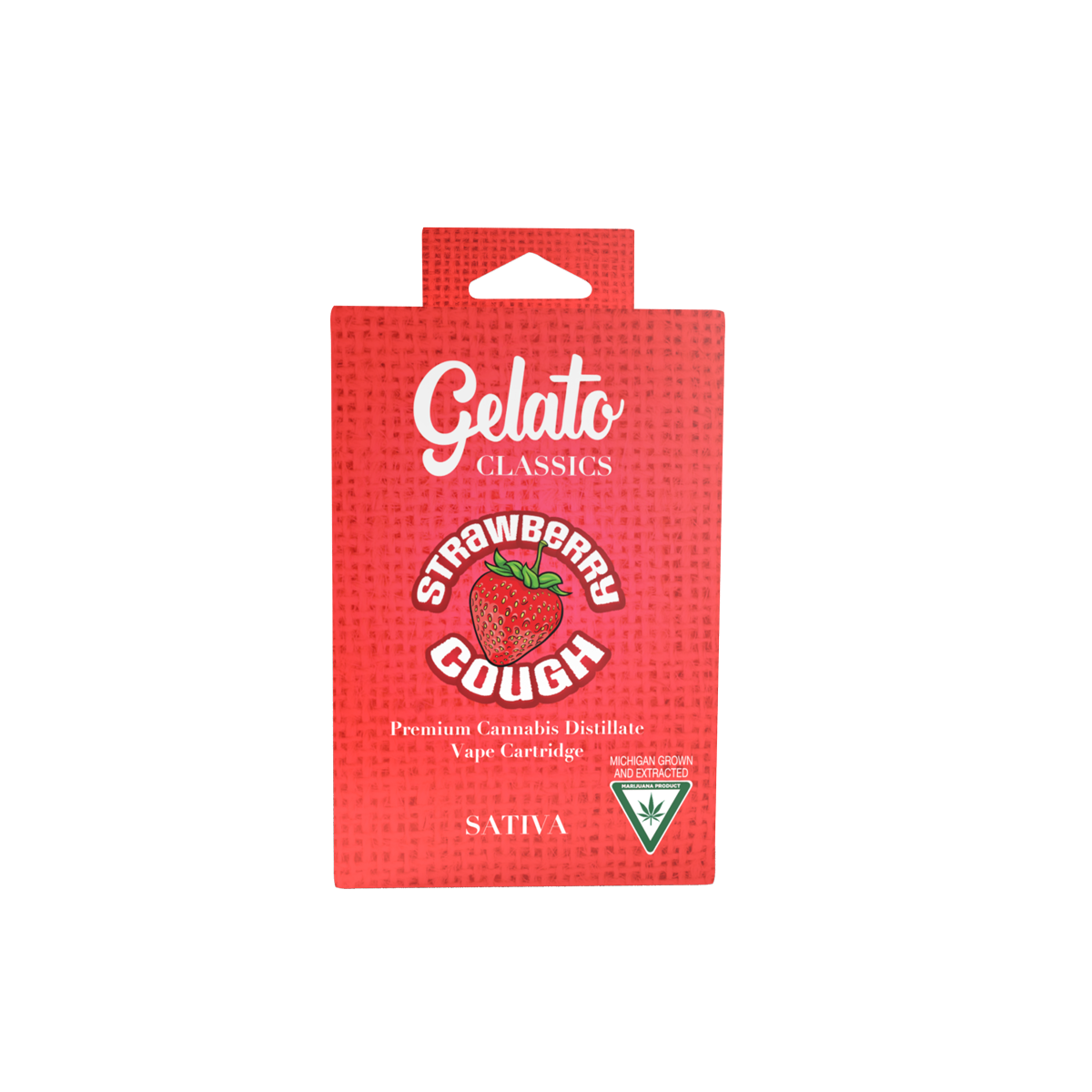 Photograph of product: Vape - Gelato - Strawberry Cough - (Oui'd) - 76.74% TH-oui