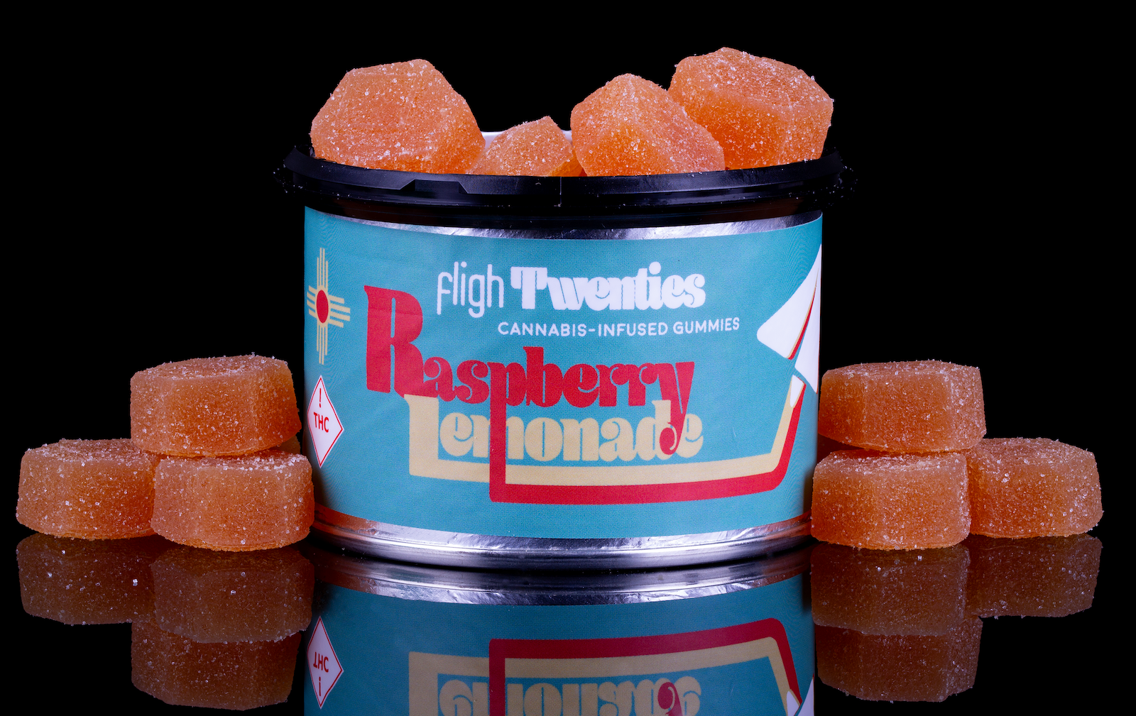Photograph of product: Raspberry Lemonade | 100MG | Edibles | Fligh