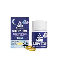 Photograph of product: ABX Sleepy Time CBN Soft Gel Capsules 25MG 10ct