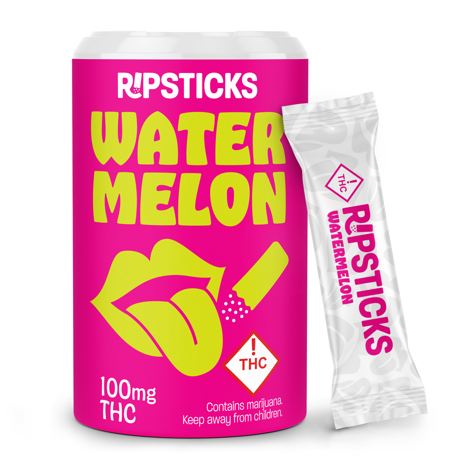 Photograph of product: Ripple | Ripsticks | Watermelon | 100mg