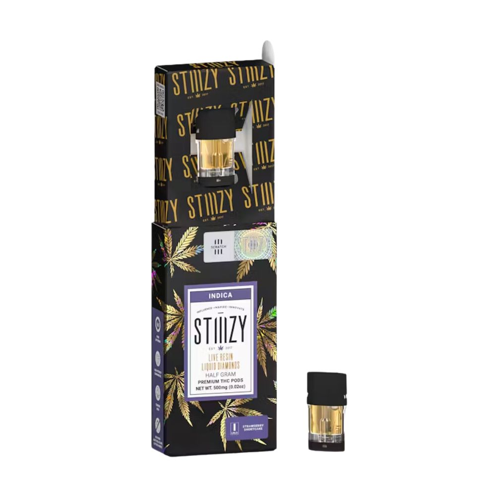 Photograph of product: STRAWBERRY SHORTCAKE LIVE RESIN LIQUID DIAMONDS POD 0.5g - STIIIZY