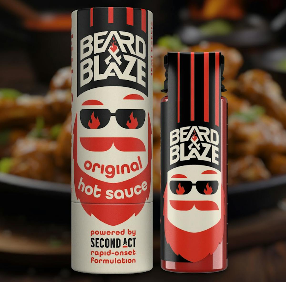 Photograph of product: Beard & Blaze | Hot Sauce | 10mg