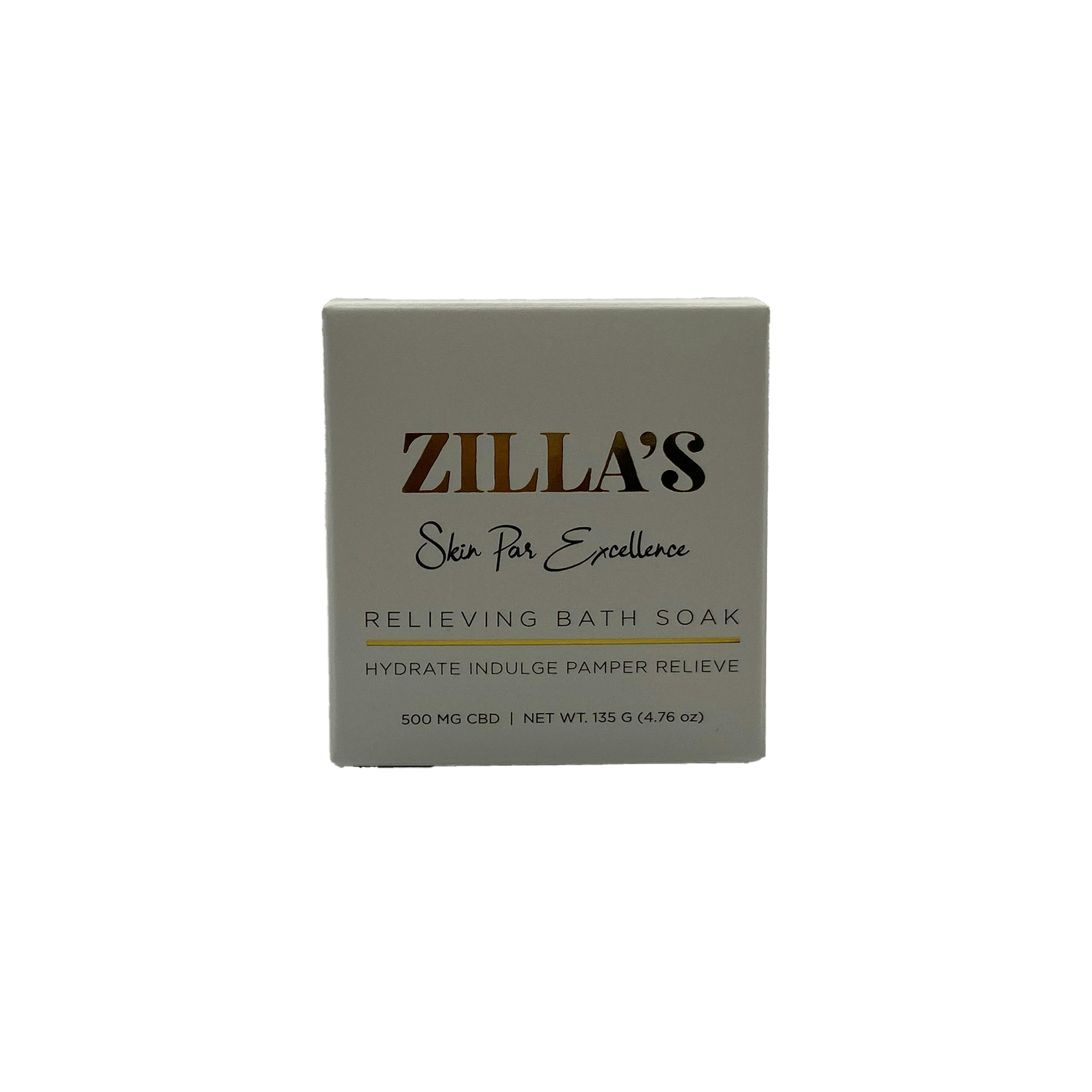 Photograph of product: Zilla's - CBD Bath Bomb - White Coconut