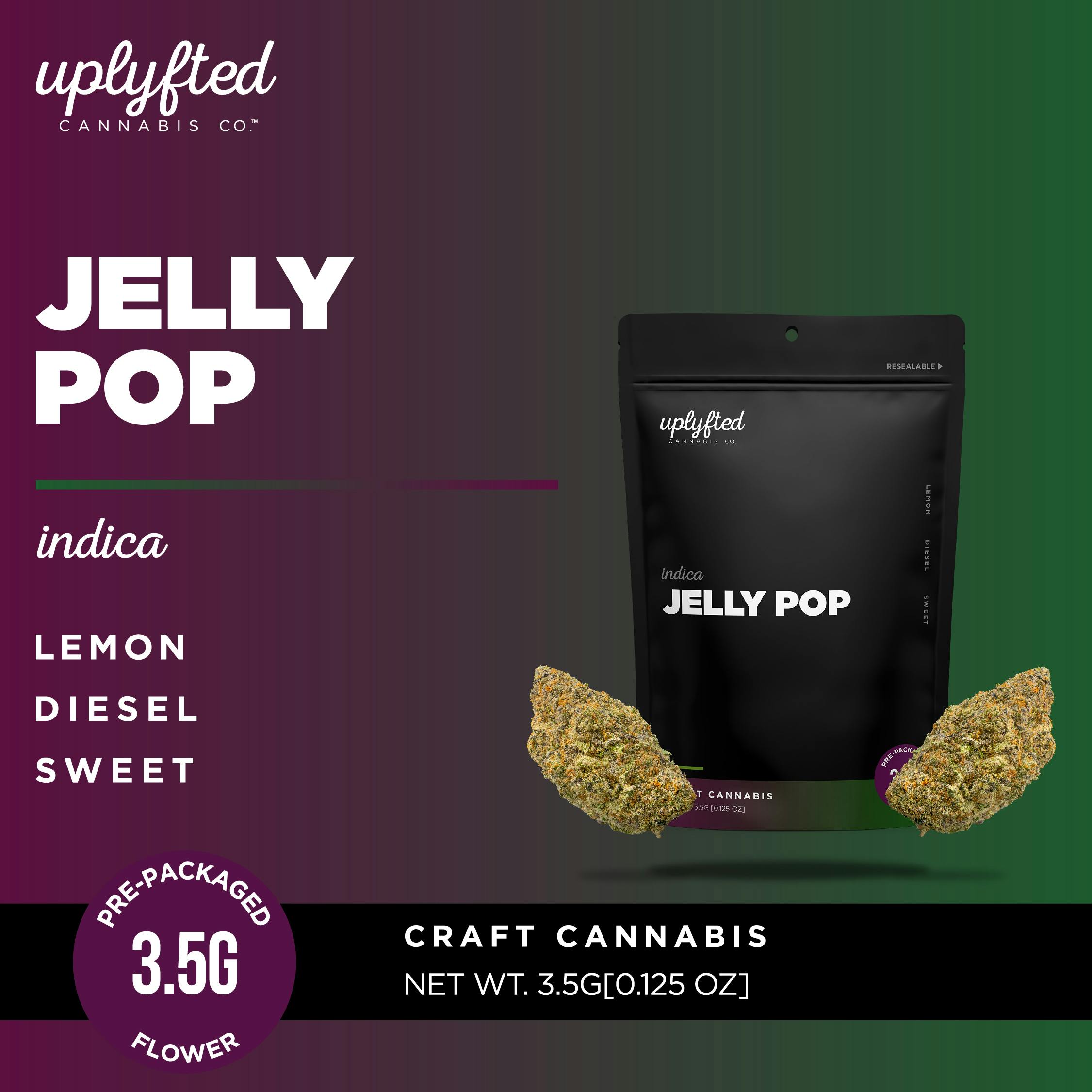Photograph of product: UPLYFTED | JELLY POP PREPACK | Oui'd - 3.5g