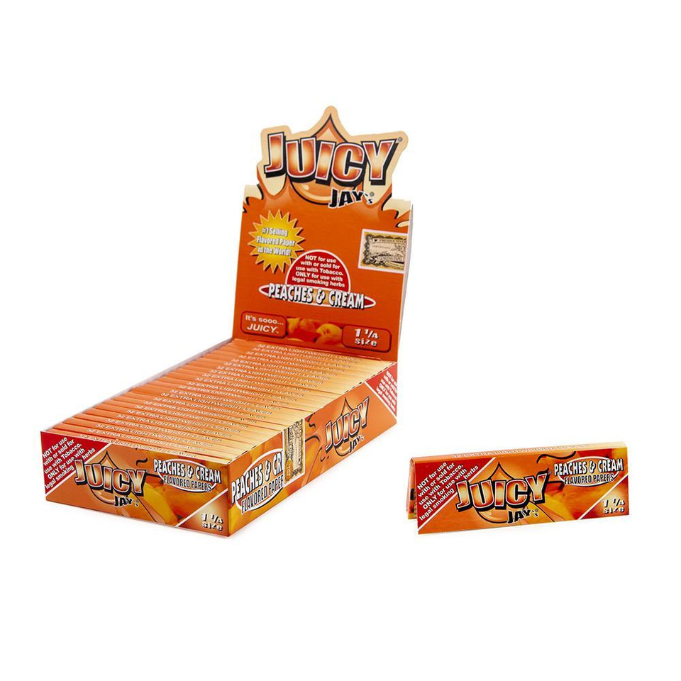 Photograph of product: Juicy J | Peaches & Cream | Rolling Papers