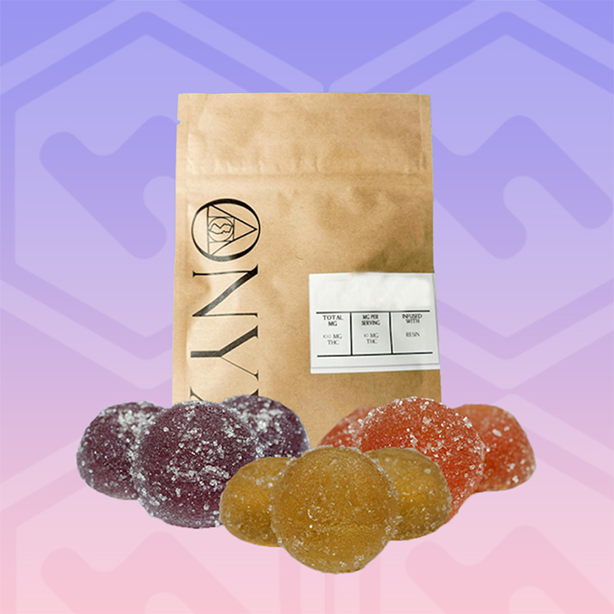 Photograph of product: Onyx | Orange Cream Soda | Full Spectrum Gummies | 100mg | 10 Pack