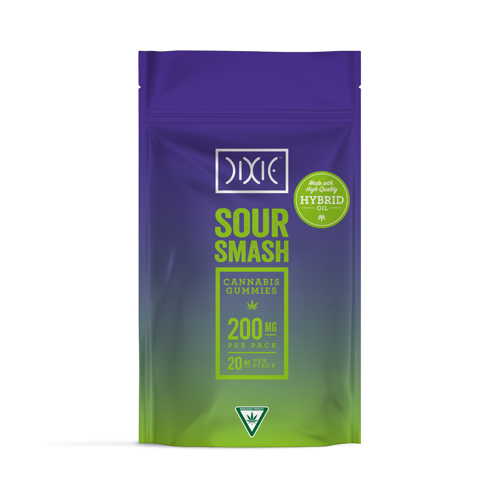 Photograph of product: Dixie Sour Smash Gummies | 200mg