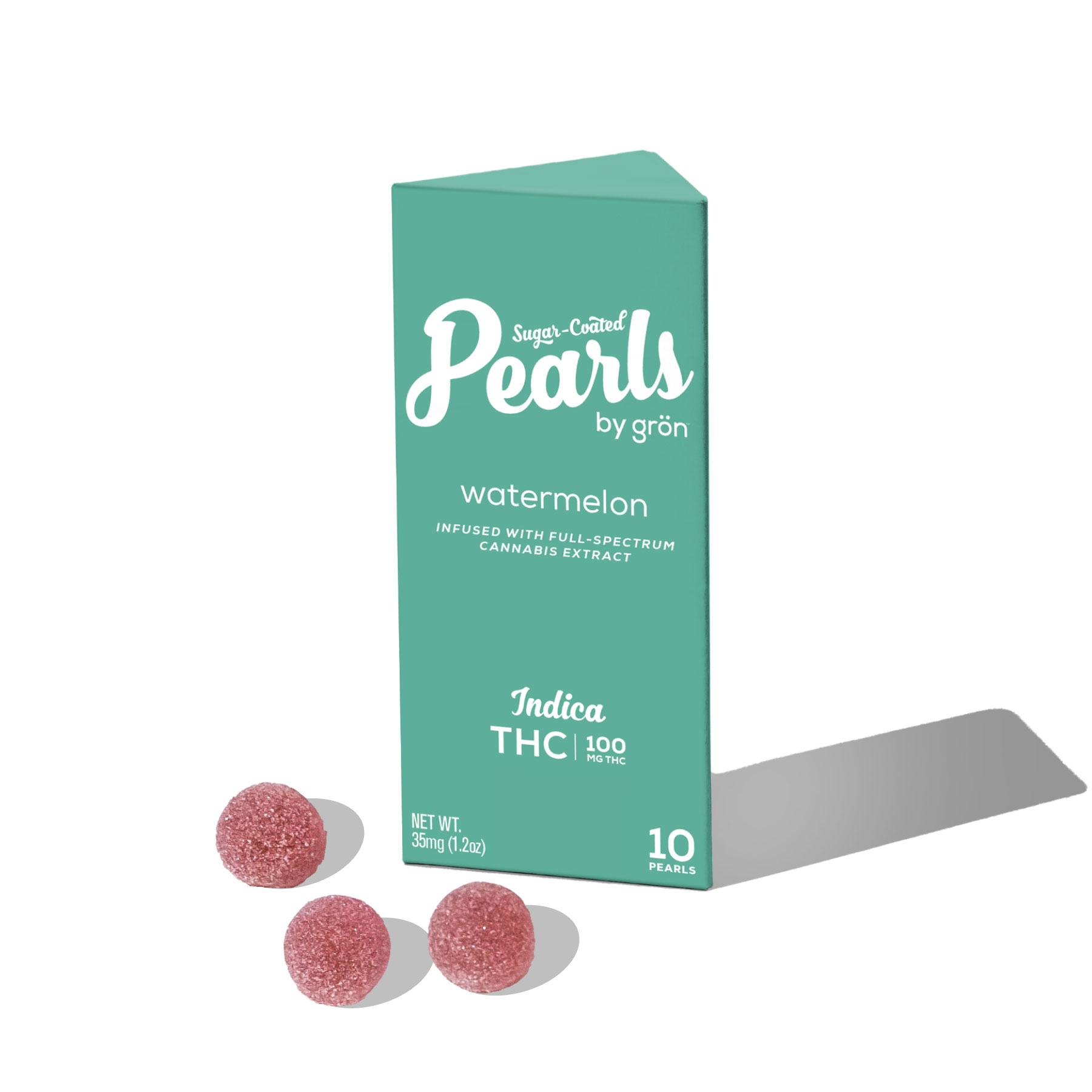 Photograph of product: Gummies | Pearls | Watermelon (Oui'd) | 10 pk