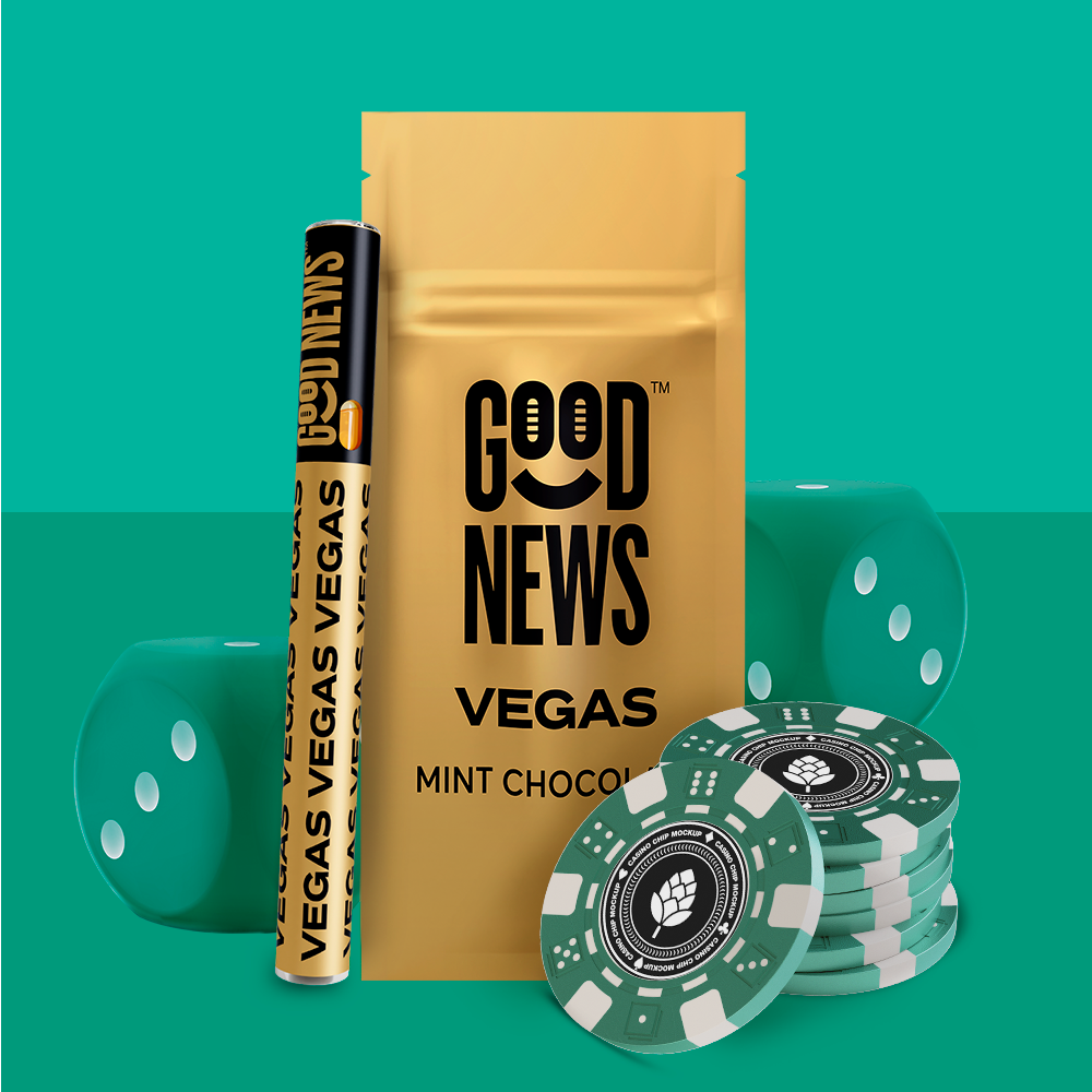Photograph of product: Vegas Mint Chocolate All-In-One 1g