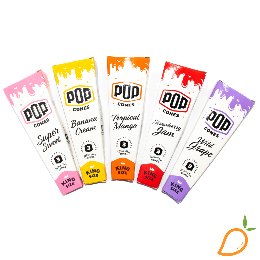 Photograph of product: 1 1/4 6pk Ultra Thin Assorted Cones Pop Cones