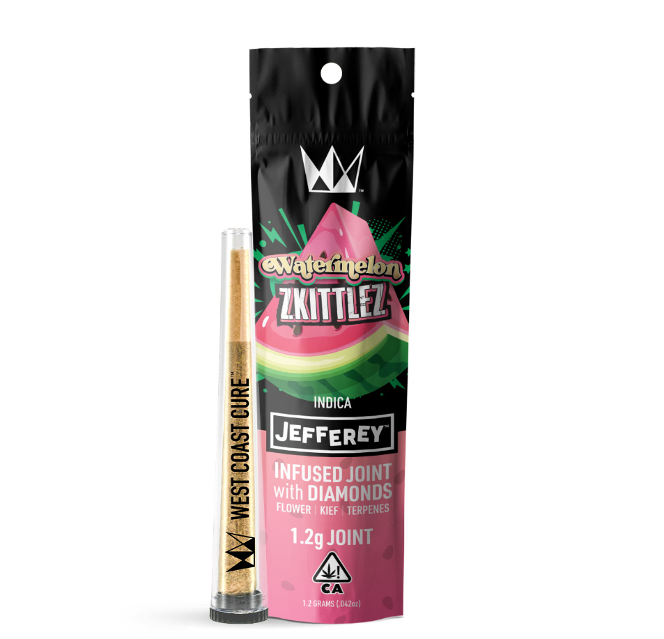Photograph of product: WCC Jefferey Watermelon Z infused preroll (I) 1.2g