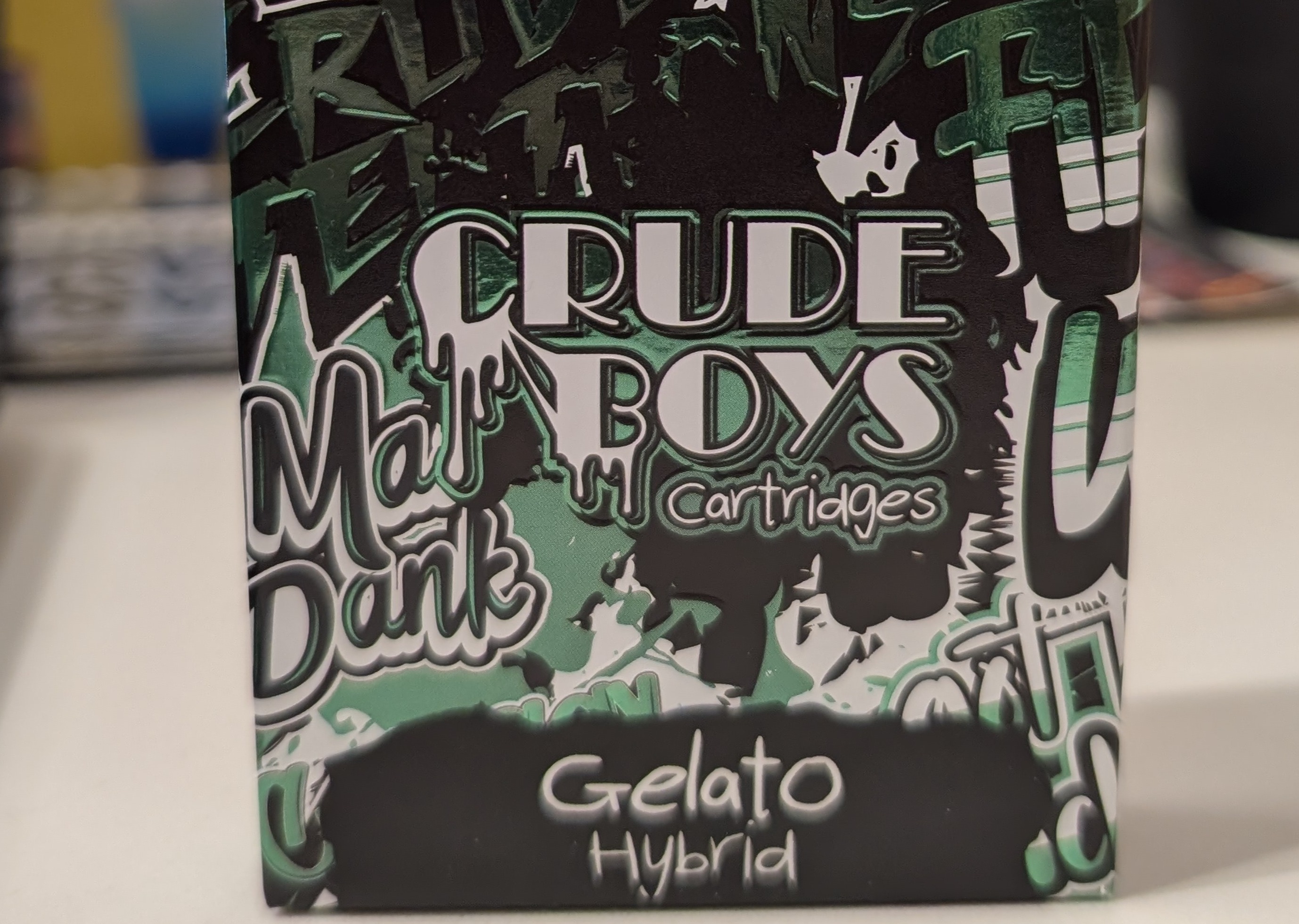 Photograph of product: Gelato | 1g Cartridge | Crude Boys