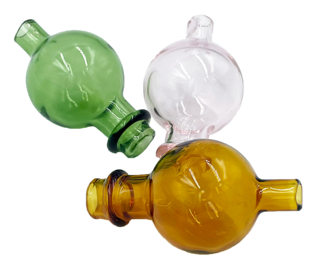 Photograph of product: Glass Directional Bubble Carb Cap | Assorted Colors