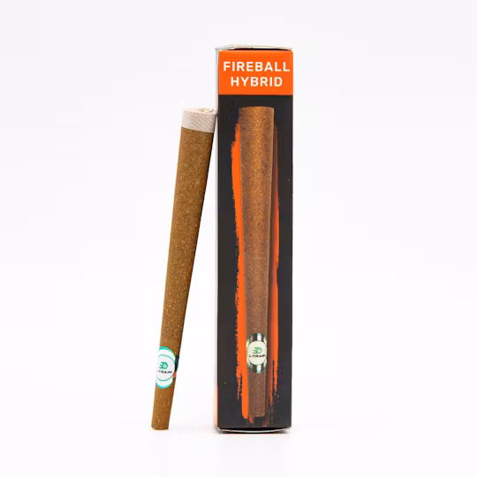 Photograph of product: L-TRAIN FIREBALL INFUSED PREROLL 2G