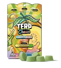 Photograph of product: ABX - Edibles - Kiwi Kush - 100mg - 20CT